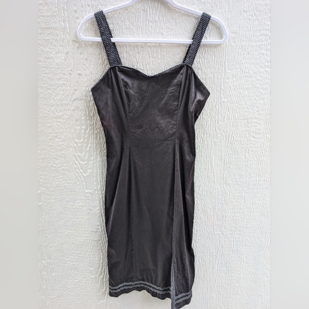 Vintage Living Dead Souls Black Pinup Retro Rockabilly Gothic Dress Size Medium